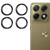 Захисне скло з рамкою на камеру CD Pattern для Motorola Edge 70 Ultra