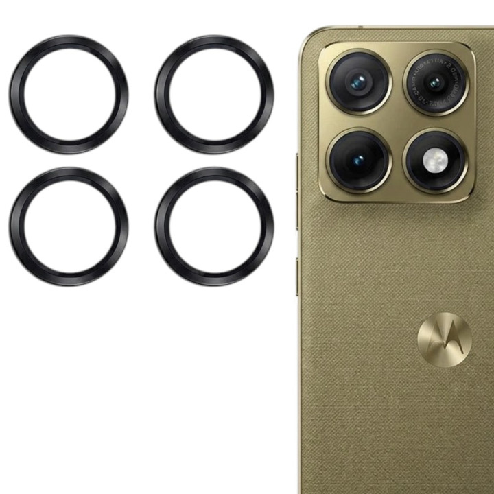 Защитное стекло с рамкой на камеру CD Pattern для Motorola Edge 70 Ultra​