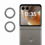 Защитное стекло с рамкой CD Pattern на камеру для Motorola Razr 70​