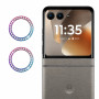 Защитное стекло с рамкой CD Pattern на камеру для Motorola Razr 70​