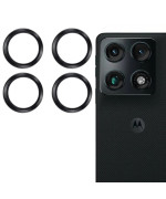 Защитное стекло с рамкой на камеру CD Pattern для Motorola Razr Fold