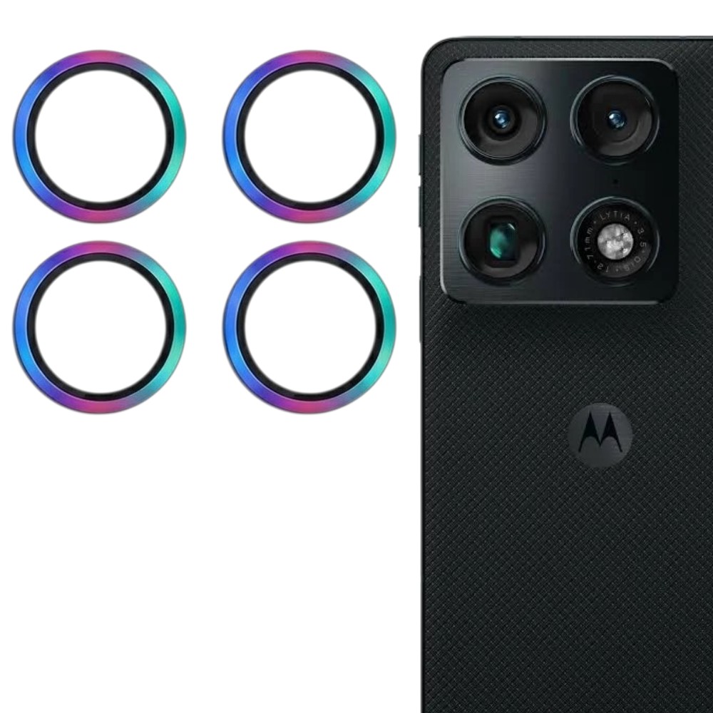 Защитное стекло с рамкой на камеру CD Pattern для Motorola Razr Fold разноцветный