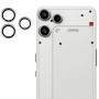 Захисне скло на камеру CD Pattern для Nothing Phone (3a) Lite з рамкою