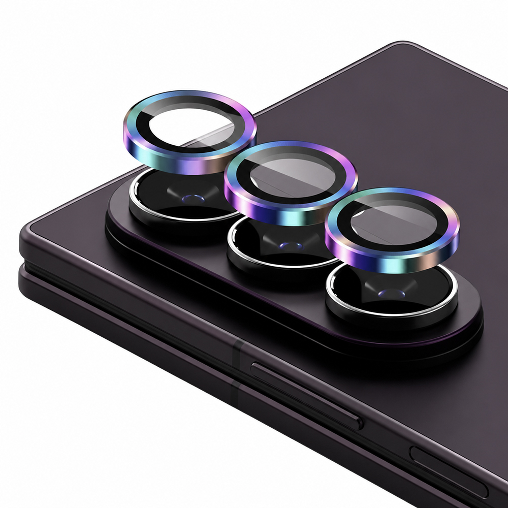 Захисне скло на камеру CD Pattern для Samsung Galaxy Fold8 Ultra різнокольоровий