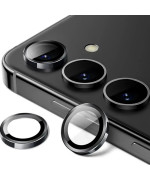 Захисне скло з рамкою CD Pattern на задню камеру для Samsung Galaxy S24 FE