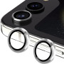 Защитное стекло с рамкой CD Pattern на заднюю камеру для Samsung Galaxy Z Flip5