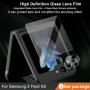 Захисне скло Tempered Glass 2.5D на заднюю камеру для Samsung Galaxy Z Flip5, Transparent