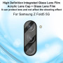 Защитное стекло Tempered Glass 2.5D на заднюю камеру для Samsung Galaxy Z Fold 5, Transparent
