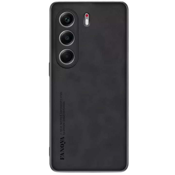 Шкіряний чохол Fanoya для Tecno Camon 40 із захистом на камеру