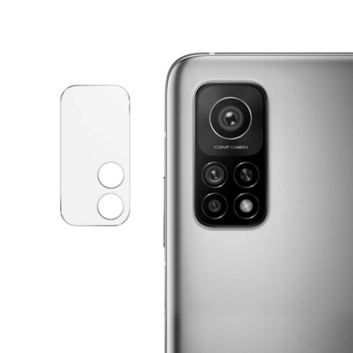 Защитное стекло Tempered Glass 0,3mm 2.5D на камеру для Xiaomi Mi 10T / 10T Pro Transparent