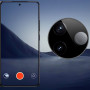 Захисна рамка із склом Tempered Glass для Xiaomi Poco F7 Pro / Redmi K80 на задню камеру, Black