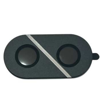 Защитное стекло с металлической рамкой для Xiaomi Poco F7 на заднюю камеру