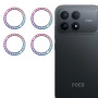 Защитное стекло с рамкой на камеру CD Pattern для Xiaomi Poco F8 Pro