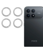 Захисне скло з рамкою на камеру CD Pattern для Xiaomi Poco F8 Pro