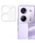 Захисна рамка зі склом Tempered Glass 3D для Xiaomi Poco M7 5G на задню камеру
