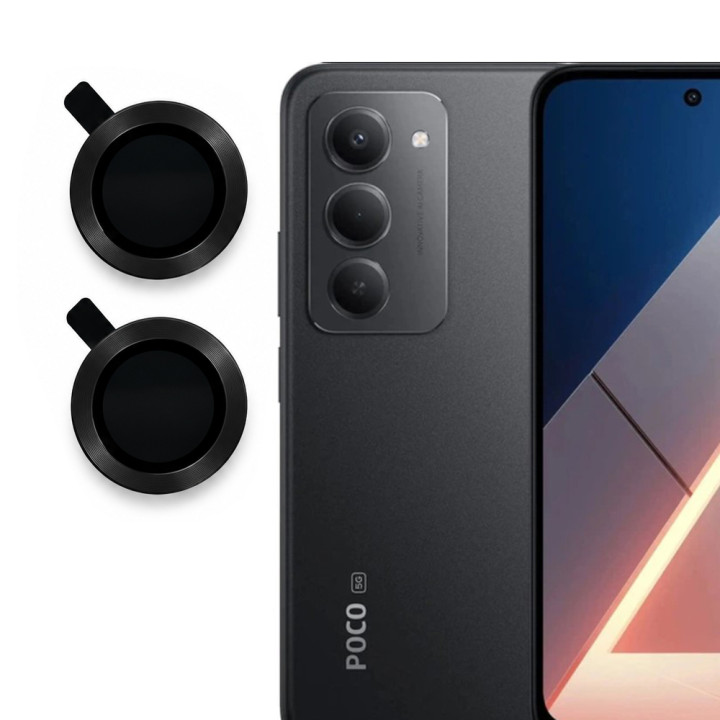 Защитное стекло на камеру CD Pattern для Xiaomi Poco M8s