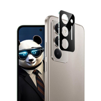 Защитное стекло 3D на камеру Tempered Glass для Xiaomi Redmi 15 4G / Redmi 15 5G, Black