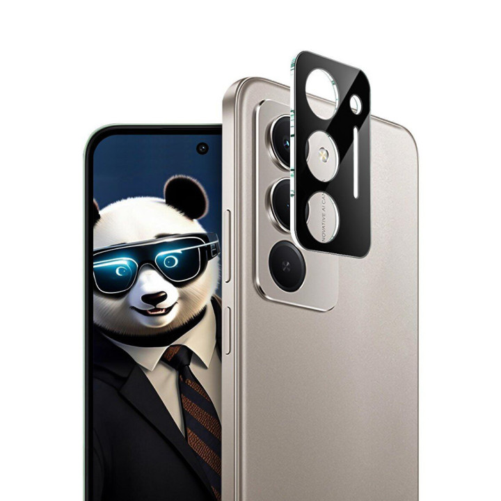 Захисне скло 3D на камеру Tempered Glass Xiaomi Redmi 15 4G / Redmi 15 5G, Black