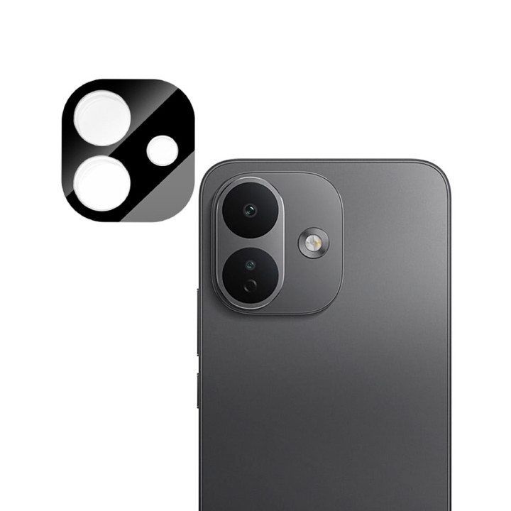 Захисне скло 3D на камеру Tempered Glass для Xiaomi Redmi Note 17 Pro 5G, Black