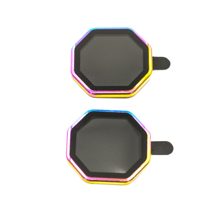 Защитное стекло с рамкой CD Pattern для ZTE nubia Neo 2 5G на заднюю камеру