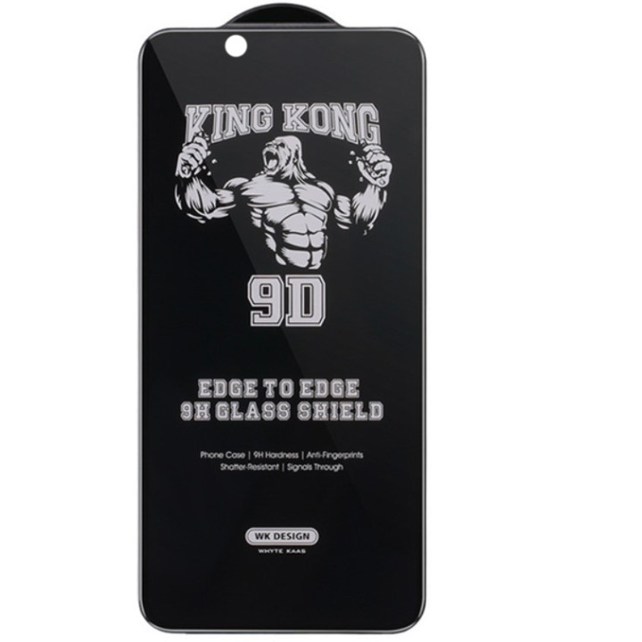 Защитное стекло Wekome King Kong Full Screen Privacy 9D для iPhone 17 Air, Black