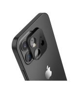 Защитное стекло Hoco A18 3D Metal Frame на заднюю камеру для Apple iPhone 12 Mini, Black