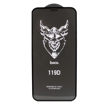 Защитное стекло Full Screen Full Glue Hoco DG1 119D для Apple iPhone 12 / iPhone 12 Pro, Black