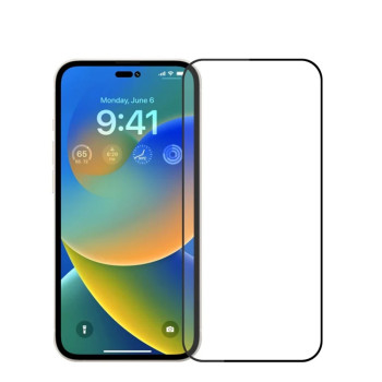 Захисне скло 9H Design for Apple Iphone 14 Pro Max, Black