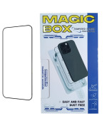 Загартоване захисне скло Magic Box Full Screen для iPhone 15 Plus / iPhone 16 Plus​ з рамкою для поклейки