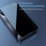 Защитное стекло Nillkin Gurdian Full Coverage Privacy для Apple iPhone 15 Plus из защитным бампером в комплекте, Black