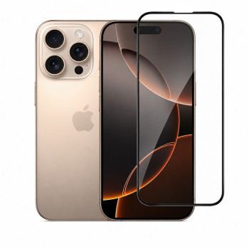 Защитное стекло Full Screen для iPhone 16 Pro, Black