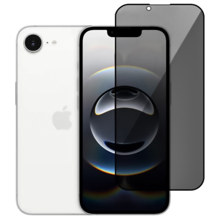 Захисне скло Privacy Full Screen для iPhone 16e, Black