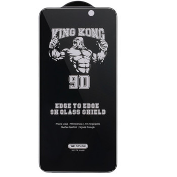 Защитное стекло Wekome King Kong Full Screen Privacy 9D для iPhone 17 Pro, Black