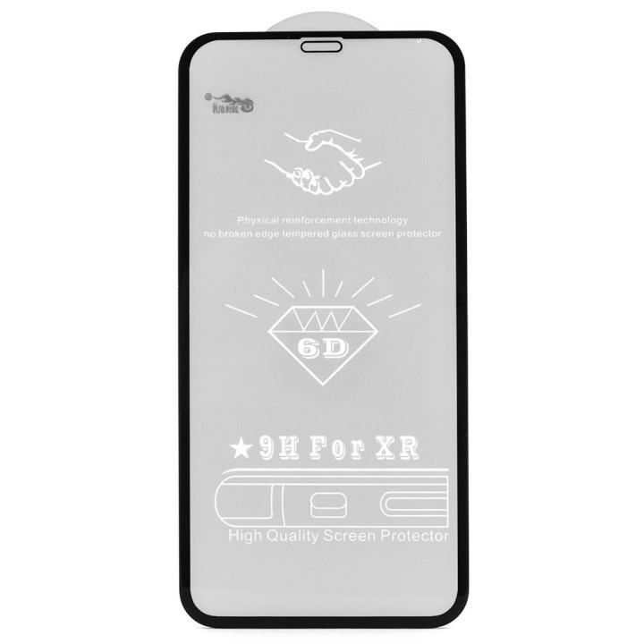Захисне скло Full Screen Full Glue 6D Tempered Glass для Apple iPhone 11 / XR, Black
