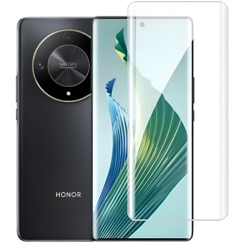 Захисне скло 3D Tempered Glass UV для Honor Magic6 Lite / X9b / X50 з клеєм і лампою