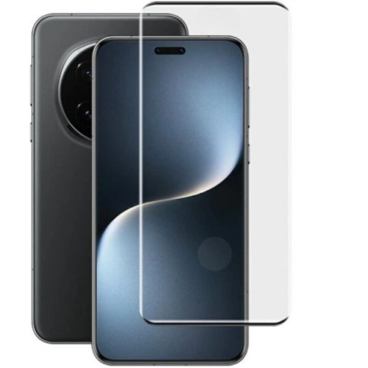 Захисне скло 3D Full Screen Tempered Glass для Honor Magic 7 Pro  з підтримкою відсканування відбитку пальця