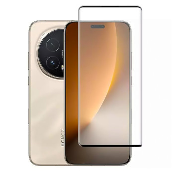 Загартоване захисне скло Tempered Glass Full Screen для Honor Magic8 Pro з рамкою для поклейки, Black