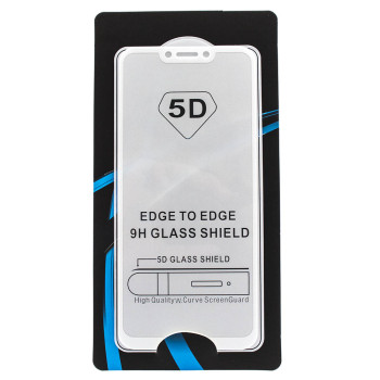 Защитное стекло Full Screen Full Glue 5D Tempered Glass для Huawei Honor Play, White