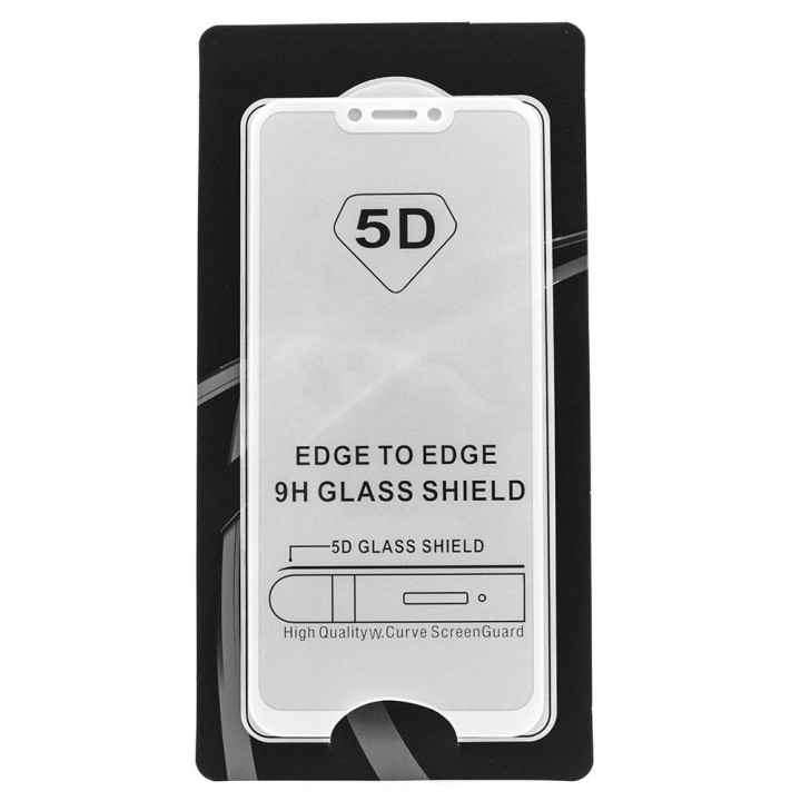 Защитное стекло Full Screen Full Glue 5D Tempered Glass для Huawei Honor Play, White