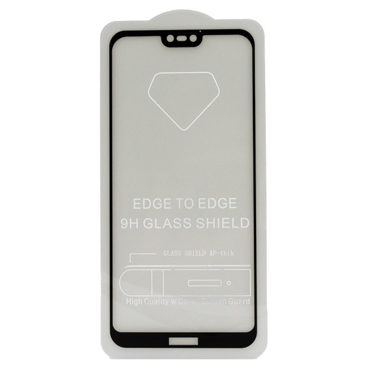 Захисне скло Full Screen Full Glue 2,5D Tempered Glass для Huawei P 20 Lite, Black