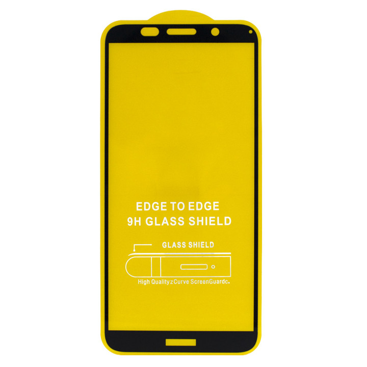 Захисне скло Full Screen Full Glue 2.5D Tempered Glass для Huawei Y5p / Y5 2018, Black