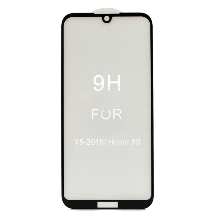 Захисне скло Full Screen Full Glue 5D Tempered Glass для Huawei Y5 2019, Black