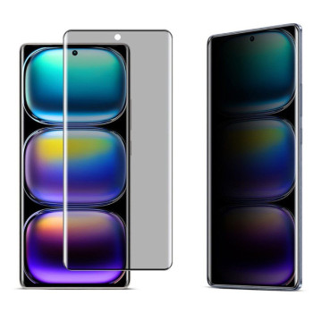 Захисне скло 3D Privacy Full Screen для Infinix Hot 50 Pro +, Black