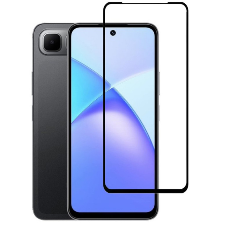 Захисне скло 3D Full Screen Tempered Glass для Infinix Smart 10 Plus, Black