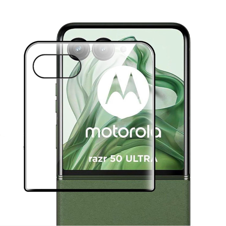 Загартоване захисне скло 3D Full Screen Tempered Glass для Motorola Razr 50 Ultra / Razr+ 2024, Black