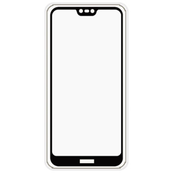 Захисне скло Full Screen Full Glue 5D Tempered Glass для Nokia 7.1, Black