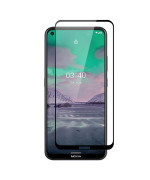 Защитное стекло 2.5D Full Screen Tempered Glass для Nokia 3.4, Black