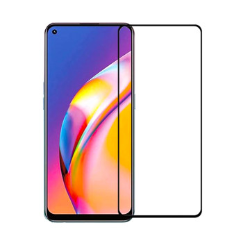 Закаленное защитное стекло Full Screen Tempered Glass для Oppo Reno 5 Lite, Black