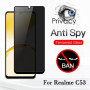 Защитное стекло Privacy Full Screen для Realme C53, Black