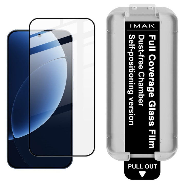 Защитное стекло Full Screen Tempered Glass для Realme GT 8 Pro с рамкой для поклейки, Black